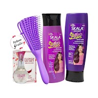 Shampoo-Acondicionador Mais Liso Skala Efecto Brillante + Perfume Regalo