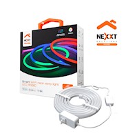 Cinta luz neón LED RGBIC Nexxt NHB-S614 Smart Regulable Control de color 5m IP65