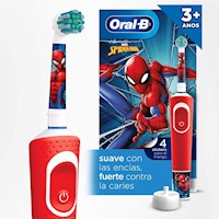 Cepillo Eléctrico Recargable Oral-B Spiderman 1 unidad