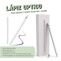 LAPIZ OPTICO PARA CELULAR Y TABLET STYLUS PEN - BLANCO