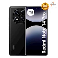 CELULAR XIAOMI REDMI NOTE 14 PRO 4G 8+256GB COLOR NEGRO MEDIANOCHE