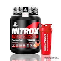 Pre Entreno Energy Nutrition Nitrox 500gr Citrus Punch+Shaker