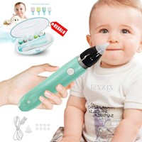 Succionador nasal electrico y Pulidor de uñas para bebes y niños kit 2 en 1