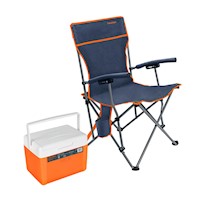 Combo Truper Playero Cooler 9.4L + Silla Plegable