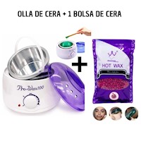 Olla De Cera Depilatoria Prowax + Cera de 100gr