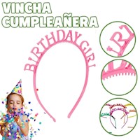 VINCHA FELIZ CUMPLEAÑOS KAWAII