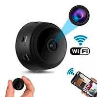 Mini Camara Espia De Seguridad Wifi A9 Negro