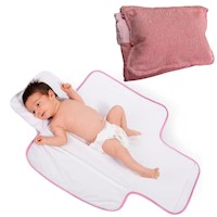 Almohada De Bebé Y Cambiador Acolchado Portátil Impermeable