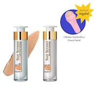 Pack x2 Frezyderm Fotoprotector Sun Screen SPF50 50ml Con Color y Sin Color Mas Regalo