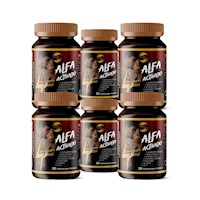 Potencializador Maca Negra con Huanarpo Macho Alfa Activado Pack 6 Frascos