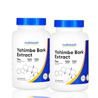 Yohimbine Nutricost 120 Capsulas Pack X2