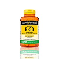 Vitamina Mason Super B-50 Complex With 400 Mcg (60 Cap)