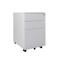 Archivador Cajonera Workplace de Metal Blanco