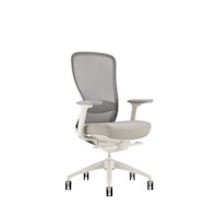 Silla De Oficina Ergonómica Giratoria o 5 New Operativa Blanco