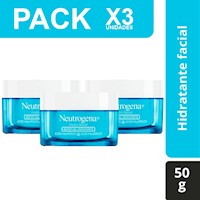 Pack X3 Hydro Boost Water Gel 50 G Crema Facial Neutrogena