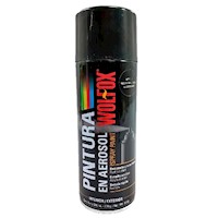 Pintura en Spray Colores Básicos Negro Brillante 300 ml Wolfox WF0679