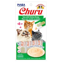 Puré Pate Cremoso para Gatos Churu Sabor Atún con Pollo 56g