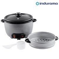Olla Arrocera con Vaporera INDURAMA OAI-GR18 1.8 Lts Gris