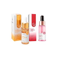 Serum Facial Rosa Bulgaria + Serum Facial Laikou Vitamina C California 17 Ml