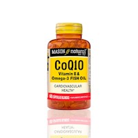 Vitamina Mason Co Q10 Vitamin E & Omega-3 Fish Oil(60 Softg)