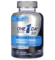 Multivitaminico One a Day 50+ Gummies Hombre x 110 Gomas