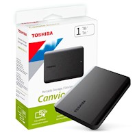 Disco Duro Externo Toshiba Canvio Basics Usb 3.0 Negro 1 Tb