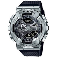 RELOJ G-SHOCK ORIGINAL METAL RESINA PLATA