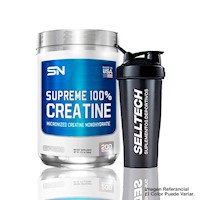 Creatina Monihidratada 500Gr Supreme Nutrition + Shaker