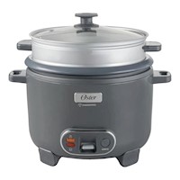 Olla Arrocera 3 en 1 de 12 Tazas Diamond Force Oster CKSTRC12DFSKE-053 2.2litros Gris