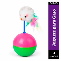 Juguete Interactivo Tentetieso con Ratón para Gato 5x11 cm