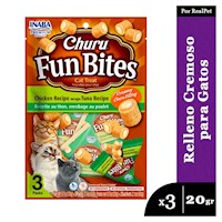 Snack para Gato Churu Fun Bites Pollo y Atún 3 x 20gr