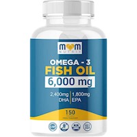 Mom Nutrix Omega-3 Fish Oil 6000 Mg 150 Capsulas