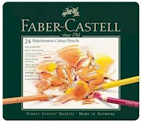 Colores Polychromos x 24 Faber Castell Estuche Metal