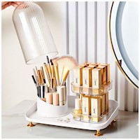 Organizador de Maquillaje Porta Brochas Giratorio A76