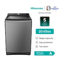 Lavadora Hisense 20KG Carga Superior WT3T2023UT