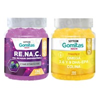 GOMITAS RESVERATROL 130UND + GOMITAS OMEGA 3 130UND