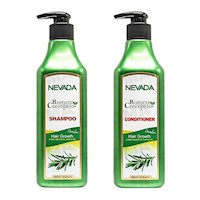 PACK SHAMPOO + ACONDICIONADOR ROMERO CRECEPELO 520ML NEVADA