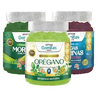 PACK 3 GOMITAS MORINGA + ALGAS MARINAS + ORÉGANO SOTTCORLABS