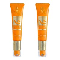 PACK 2 CREMA PARA OJOS VITAMINA C CON ÁCIDO HIALURÓNICO 30G ESTELIN