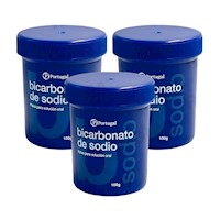 PACK 3 BICARBONATO DE SODIO EN FRASCO 100G PORTUGAL