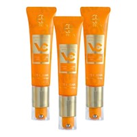 PACK 3 CREMA PARA OJOS VITAMINA C CON ÁCIDO HIALURÓNICO 30G ESTELIN