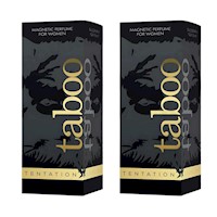 PACK 2 PERFUME CON FEROMONAS PARA MUJER TABOO 20ML