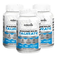 PACK 3 TAURATO DE MAGNESIO 120 CÁPSULAS EDENIS HEALTH
