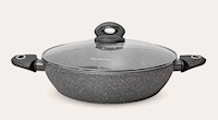 Olla con Tapa de Vidrio y Recubrimiento FZ-X432TM