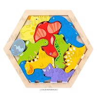 ROMPECABEZAS HEXAGONAL - JUEGO DIDÁCTICO