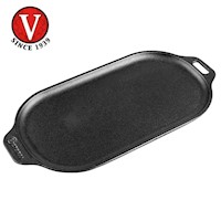 Plancha Ovalada 34x17 Cm Esmaltada Sin Base - Victoria 55128004