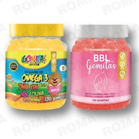 PACK 2 GOMITAS OMEGA 3 NIÑOS   + GOMITAS AGUAJE BBL SOTTCORLABS