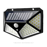 LÁMPARA SOLAR LED CON SENSOR DE MOVIMIENTO AUTOENCENDIDO