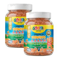 PACK 2 GOMITAS VITAMINAS PARA NIÑOS SOTTCOR LABS 150 UNIDADES