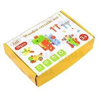 JUEGO DE CONSTRUCCIÓN EN MADERA - JUEGO DIDÁCTICO